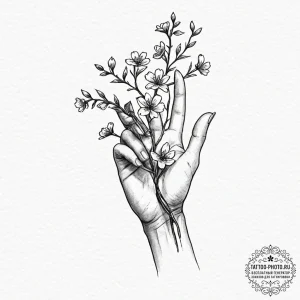Tattoo sketch a vine wrapping around a human... - эскиз тату (№1751171420_0, 29.06.2025 04:30) — tattoo-photo.ru