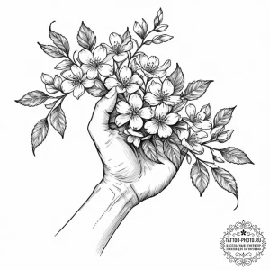 Tattoo sketch a vine wrapping around a human... - эскиз тату (№1751171465_0, 29.06.2025 04:31) — tattoo-photo.ru