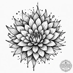 Web, artistic tattoo sketch, black and white... - эскиз тату (№1751172236_0, 29.06.2025 04:43) — tattoo-photo.ru