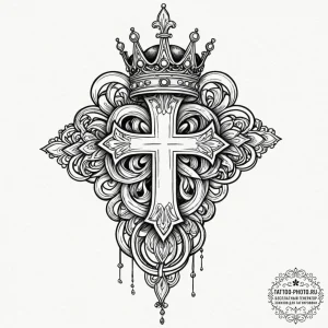 Tattoo design a stylized "player" symbol with... - эскиз тату (№1751173916_0, 29.06.2025 05:11) — tattoo-photo.ru