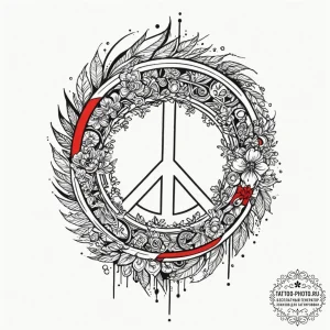 Tattoo sketch an abstract visualization of "i... - эскиз тату (№1751175402_0, 29.06.2025 05:36) — tattoo-photo.ru