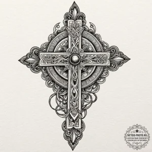 Tattoo design a pair of matching royal insign... - эскиз тату (№1751178922_0, 29.06.2025 06:35) — tattoo-photo.ru