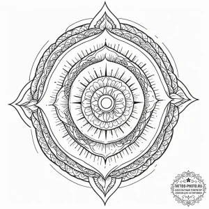 Tattoo design a road that is also a snake, sh... - эскиз тату (№1751182558_0, 29.06.2025 07:35) — tattoo-photo.ru