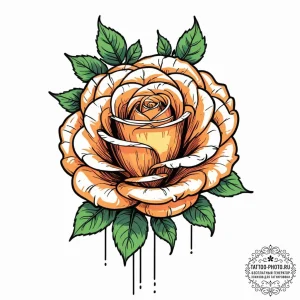 Glitchy, pixelated rose, concept art for tatt... - эскиз тату (№1751182666_0, 29.06.2025 07:37) — tattoo-photo.ru