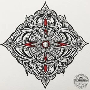 Tattoo design a rough, unpolished stone with... - эскиз тату (№1751188334_0, 29.06.2025 09:12) — tattoo-photo.ru