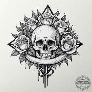 A sketch of the final scene from the usual su... - эскиз тату (№1751189186_0, 29.06.2025 09:26) — tattoo-photo.ru
