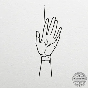 Tattoo sketch a tiny, almost invisible line o... - эскиз тату (№1751191484_0, 29.06.2025 10:04) — tattoo-photo.ru