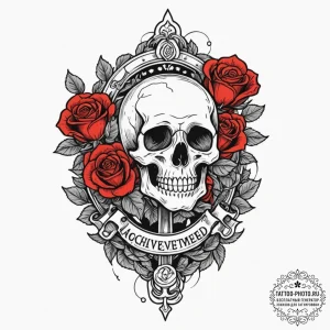 Tattoo sketch a glowing "achievement unlocked... - эскиз тату (№1751193048_0, 29.06.2025 10:30) — tattoo-photo.ru