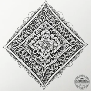 Tattoo sketch a powerful, twisting root syste... - эскиз тату (№1751194032_0, 29.06.2025 10:47) — tattoo-photo.ru
