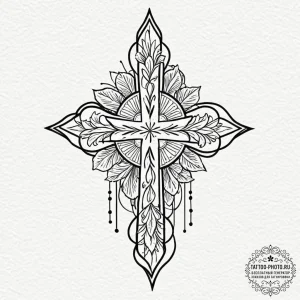 Tattoo design a subtle fabric texture (e.g.,... - эскиз тату (№1751194624_0, 29.06.2025 10:57) — tattoo-photo.ru