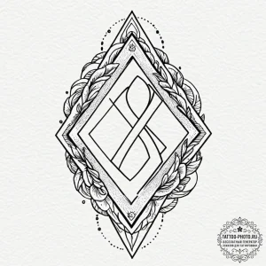 5. руны (slavic runes: защитные, притягивающи... - эскиз тату (№1751195368_0, 29.06.2025 11:09) — tattoo-photo.ru