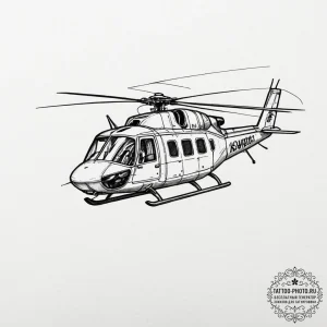A graphic novel style tattoo of korben dallas... - эскиз тату (№1751196648_0, 29.06.2025 11:30) — tattoo-photo.ru