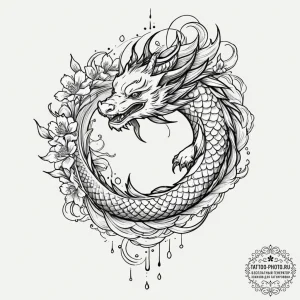 Tattoo sketch a minimalist symbol of self-acc... - эскиз тату (№1751214869_0, 29.06.2025 16:34) — tattoo-photo.ru