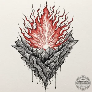 Tattoo sketch a representation of a personal... - эскиз тату (№1751215278_0, 29.06.2025 16:41) — tattoo-photo.ru