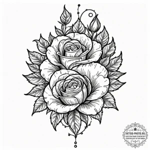 A victorian mourning hand symbol, tattoo flas... - эскиз тату (№1751215687_0, 29.06.2025 16:48) — tattoo-photo.ru