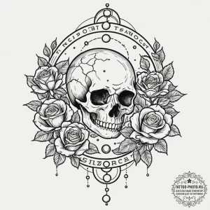 Tattoo sketch a delicate line connecting a zo... - эскиз тату (№1751221181_0, 29.06.2025 18:19) — tattoo-photo.ru