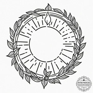 Tattoo design a minimalist representation of... - эскиз тату (№1751224624_0, 29.06.2025 19:17) — tattoo-photo.ru