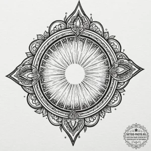 A minimalist tattoo of the "lumos" spell, wit... - эскиз тату (№1751226281_0, 29.06.2025 19:44) — tattoo-photo.ru
