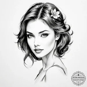 красота и притягательность - эскиз тату (№1751227484_0, 29.06.2025 20:04) — tattoo-photo.ru