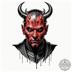 22. graphic novel style portrait of a menacin... - эскиз тату (№1751227946_0, 29.06.2025 20:12) — tattoo-photo.ru