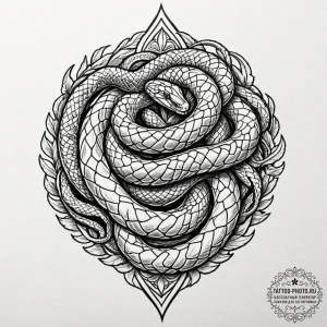 Tattoo sketch a person shedding their old ski... - эскиз тату (№1751232875_0, 29.06.2025 21:34) — tattoo-photo.ru