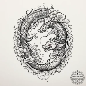 Tattoo sketch a tree whose rings are not just... - эскиз тату (№1751325834_0, 30.06.2025 23:23) — tattoo-photo.ru