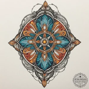 Tattoo design a custom-built pc cooling fan w... - эскиз тату (№1751327526_0, 30.06.2025 23:52) — tattoo-photo.ru