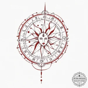 Tattoo design an abstract interpretation of t... - эскиз тату (№1751329265_0, 01.07.2025 00:21) — tattoo-photo.ru