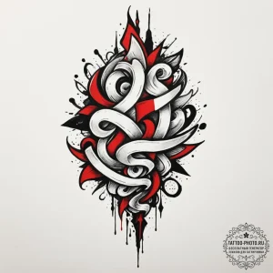 группа 15: abstract & artistic interpretation... - эскиз тату (№1751334222_0, 01.07.2025 01:43) — tattoo-photo.ru
