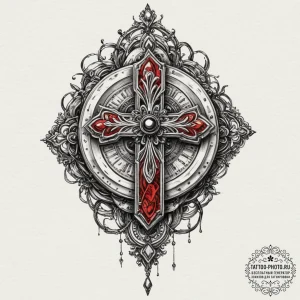 Tattoo design a vintage locket, slightly open... - эскиз тату (№1751334301_0, 01.07.2025 01:45) — tattoo-photo.ru