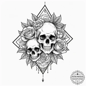 Triad (symbol), tattoo line art, chicano tatt... - эскиз тату (№1751334700_0, 01.07.2025 01:51) — tattoo-photo.ru