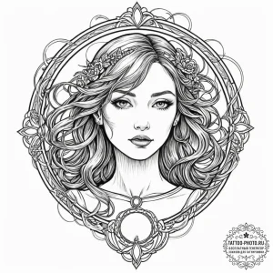 A graphic novel panel of the final twist from... - эскиз тату (№1751336310_0, 01.07.2025 02:18) — tattoo-photo.ru