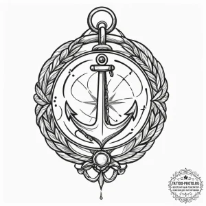 Unalome, concept art for tattoo, black and gr... - эскиз тату (№1751336384_0, 01.07.2025 02:19) — tattoo-photo.ru