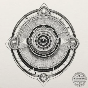Tattoo design a classic "view-master" toy, wi... - эскиз тату (№1751338138_0, 01.07.2025 02:48) — tattoo-photo.ru