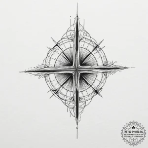 Tattoo sketch a blueprint of a strong, well-d... - эскиз тату (№1751339984_0, 01.07.2025 03:19) — tattoo-photo.ru