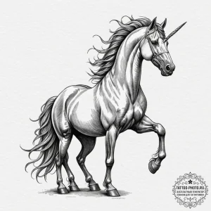 Sleipnir, odin's eight-legged horse, tattoo s... - эскиз тату (№1751340157_0, 01.07.2025 03:22) — tattoo-photo.ru