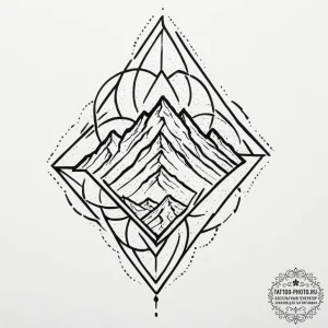 Tattoo sketch a crossfit-inspired symbol of s... - эскиз тату (№1751346464_0, 01.07.2025 05:07) — tattoo-photo.ru