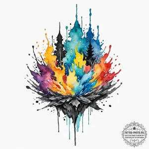 руна клад (klad, treasure, inner knowledge, s... - эскиз тату (№1751347021_0, 01.07.2025 05:17) — tattoo-photo.ru