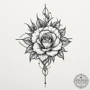 Tattoo sketch a vine with sharp thorns at its... - эскиз тату (№1751348607_0, 01.07.2025 05:43) — tattoo-photo.ru