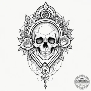 Tattoo design a single, powerful star that is... - эскиз тату (№1751349572_0, 01.07.2025 05:59) — tattoo-photo.ru