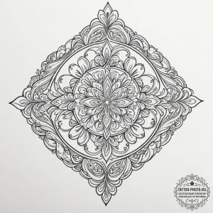 3d (effect), artistic tattoo sketch, black ou... - эскиз тату (№1751351693_0, 01.07.2025 06:34) — tattoo-photo.ru