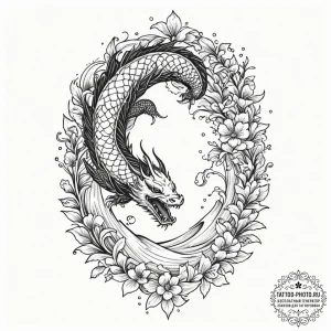 Tattoo sketch a person's silhouette filled wi... - эскиз тату (№1751352578_0, 01.07.2025 06:49) — tattoo-photo.ru