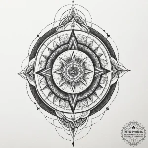A linework tattoo of the mysterious farm from... - эскиз тату (№1751354253_0, 01.07.2025 07:17) — tattoo-photo.ru
