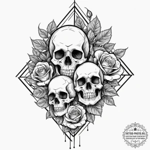 Tattoo design an abstract "unfolding." a simp... - эскиз тату (№1751355056_0, 01.07.2025 07:30) — tattoo-photo.ru