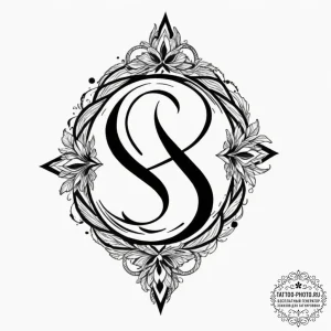 Tattoo design an abstract "game save" symbol... - эскиз тату (№1751355860_0, 01.07.2025 07:44) — tattoo-photo.ru