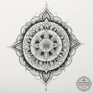 Linework tattoo of the resistance symbol., co... - эскиз тату (№1751359964_0, 01.07.2025 08:52) — tattoo-photo.ru