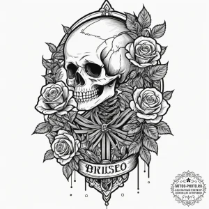 A marionette with cut strings, tattoo drawing... - эскиз тату (№1751360398_0, 01.07.2025 08:59) — tattoo-photo.ru
