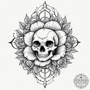 Tattoo design a zodiac animal transforming in... - эскиз тату (№1751364017_0, 01.07.2025 10:00) — tattoo-photo.ru