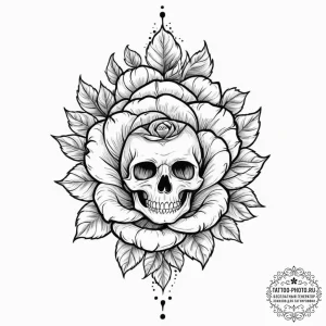 Indian, tattoo sketch design, black and grey... - эскиз тату (№1751368572_0, 01.07.2025 11:16) — tattoo-photo.ru
