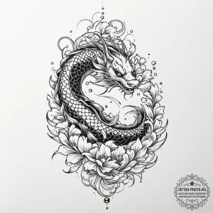 Tattoo sketch a single, perfectly formed tear... - эскиз тату (№1751370183_0, 01.07.2025 11:43) — tattoo-photo.ru